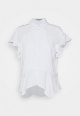 Módní Lidia košile, Bílá barva, 2021, 2020