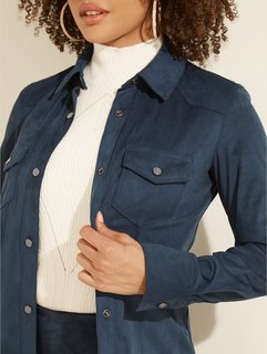 Módní Daisy košile, Modrá barva, 2022