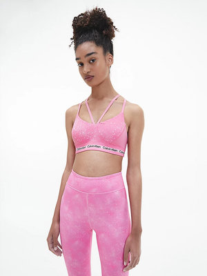 Módní WO sportovní podprsenka, Růžová barva, 2022