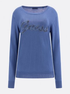 Luxusní Liliane svetr, Modrá barva, XS, S, M