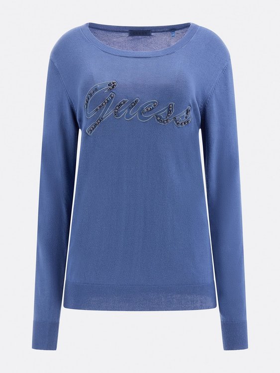 Luxusní Liliane svetr, Modrá barva, XS, S, M