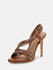 GUESS – Faize sandály, Hnědá barva
