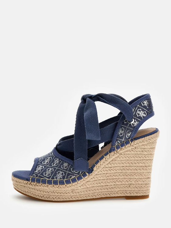 Halona sandály – GUESS, Modrá barva Ženy