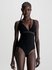 KW0KW02137-BEH plavky PLUNGE ONE PIECE – Calvin Klein Swimwear Ženy