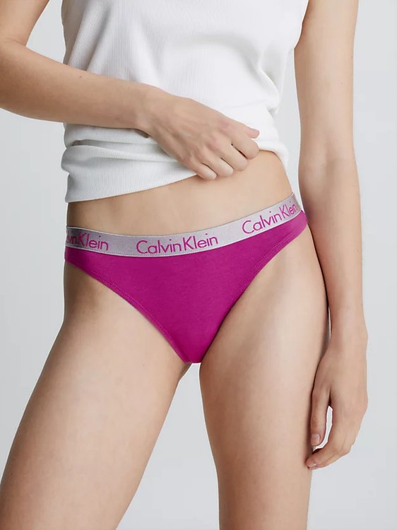 Radiant Cotton – Calvin Klein Underwear, Fialová barva Ženy