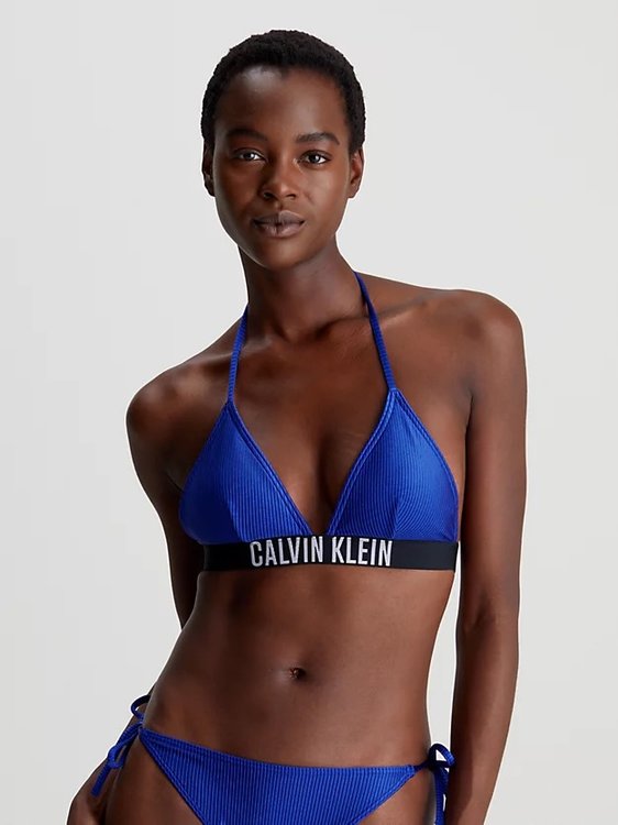 Intense Power plavky – Calvin Klein Swimwear, Modrá barva Ženy