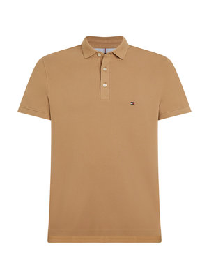 Tommy Hilfiger – Core 1985 Slim Polo polo, Hnědá, Khaki barva