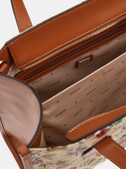 Módní Silvana 2 velká kabelka, Béžová, Hnědá barva, 2024