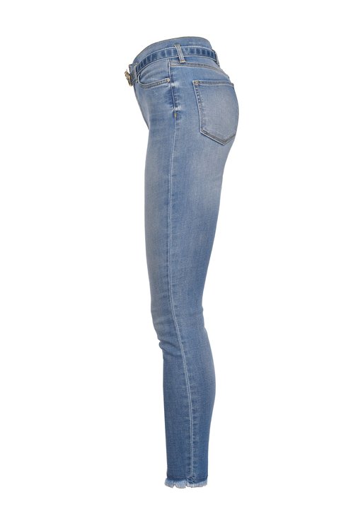 Módní Skinny jeans, Modrá barva, 2021