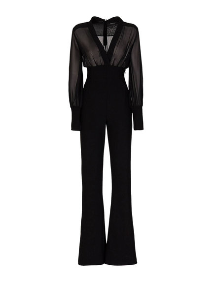 Módní Overal Chiara, Černá barva, 2019, 2019