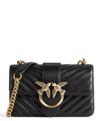 Pinko – Love mini kabelka, Černá barva