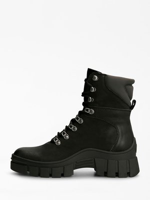 Hearly combat boots – Guess, Černá barva Ženy
