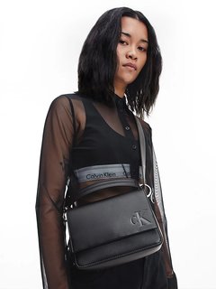 Luxusní Sculpted crossbody, Černá barva, OS