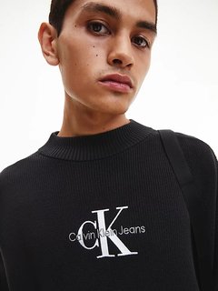 Luxusní Monologo svetr, Černá barva, S, M, L, XL