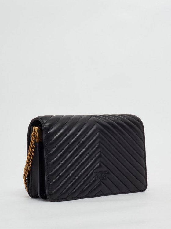 Love Click Classic kabelka – Pinko, Černá barva Ženy