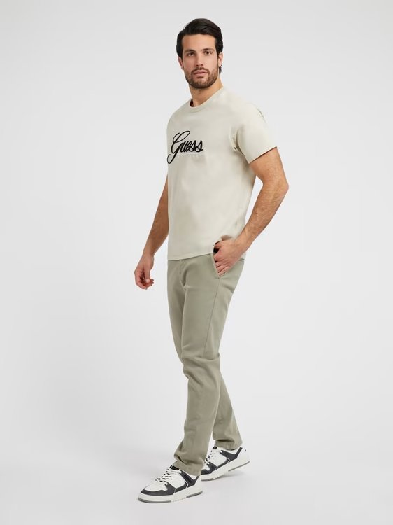 Módní Embro triko, Krémová barva, 2023