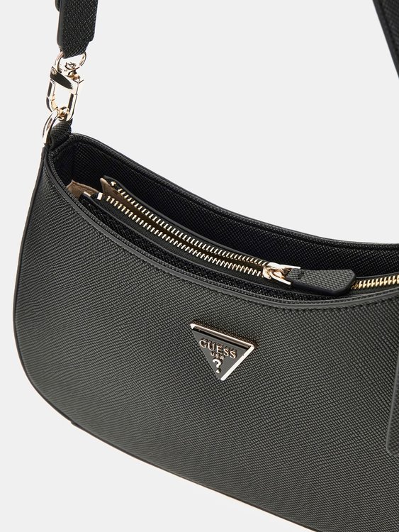 Noelle Top Zip malá kabelka Černá barva Ženy