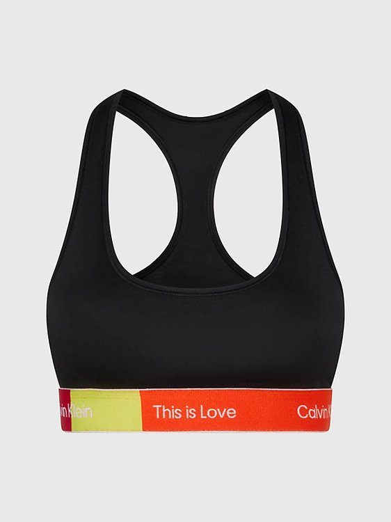 Calvin Klein Underwear – This Is Love podprsenka, Černá barva