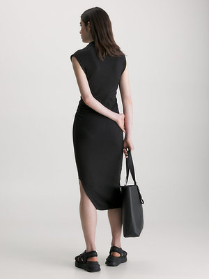 Tar Rib šaty – Calvin Klein Jeans, Černá barva Ženy