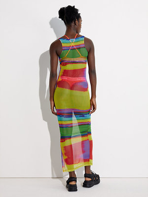 Mesh šaty – Calvin Klein Jeans, Multi barva Ženy