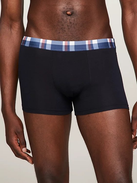 TH Global Stripe boxery 3Ks Bílá, Červená, Modrá barva Muži