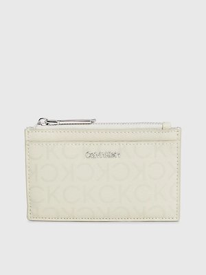 Calvin Klein Jeans – CK Must pouzdro na karty, Bílá, Krémová barva