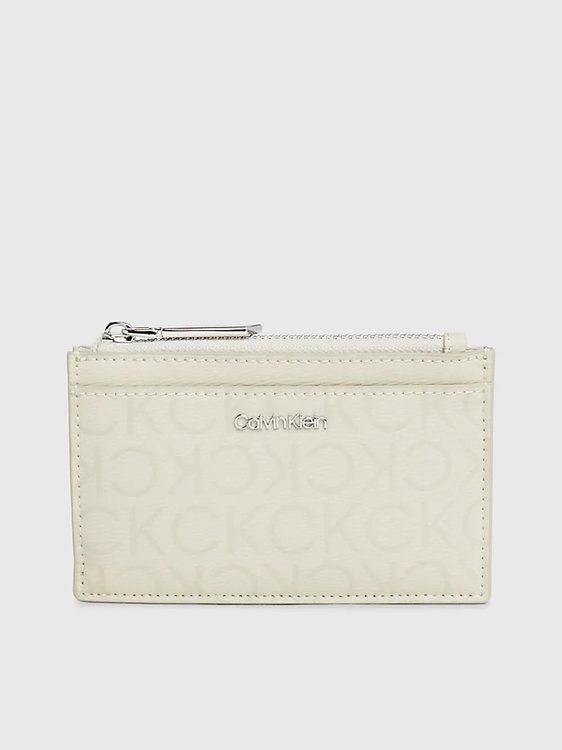 Calvin Klein Jeans – CK Must pouzdro na karty, Bílá, Krémová barva