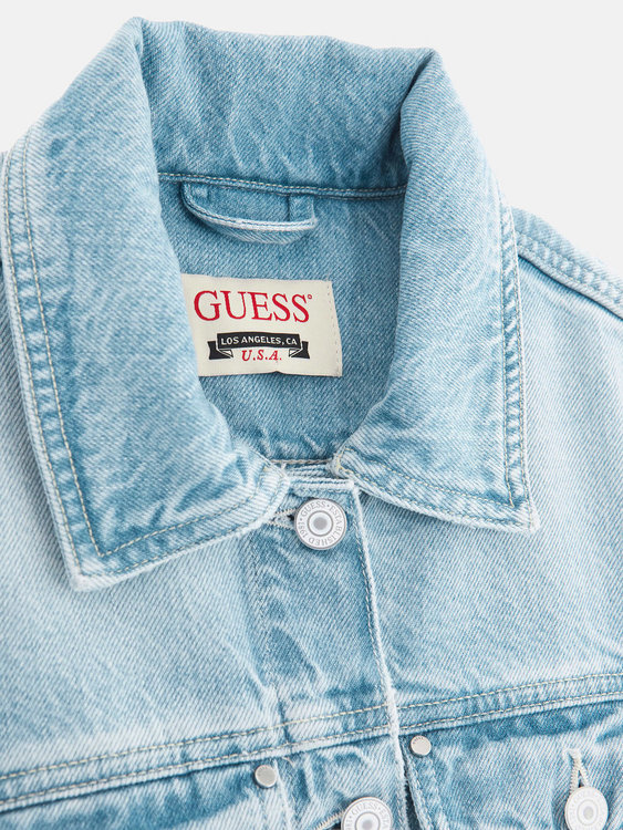 GUESS, Modrá barva Doria bunda