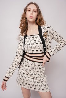 Luxusní Carrara top, Béžová, Bílá barva, XS, S, M