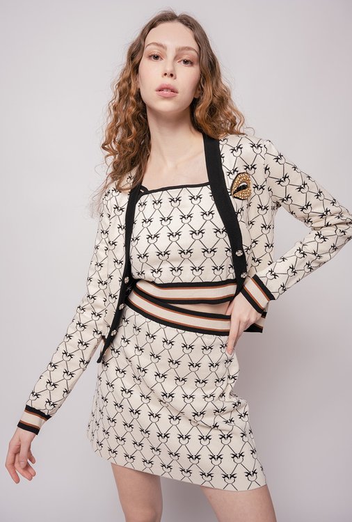 Luxusní Carrara top, Béžová, Bílá barva, XS, S, M