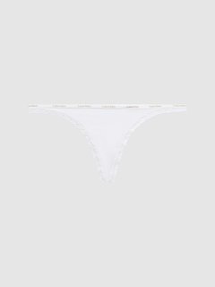 Calvin Klein Underwear – Tanga Bottoms Up, Bílá barva