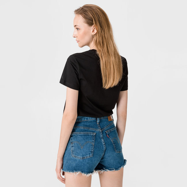 Luxusní Grungy triko, Černá barva, XS, S, M, L