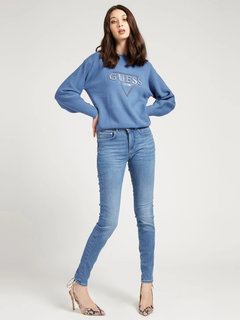 Guess, Modrá barva Skinny fit jeans
