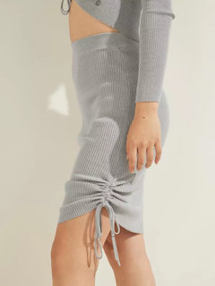 Tara sukně Šedá barva Ženy