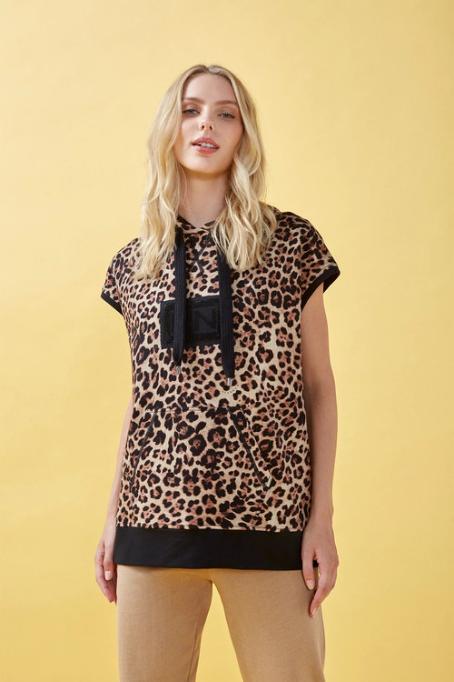 Nenette – Quiero mikina, Hnědá barva