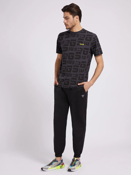 Módní Gallen triko, Černá barva, 2022