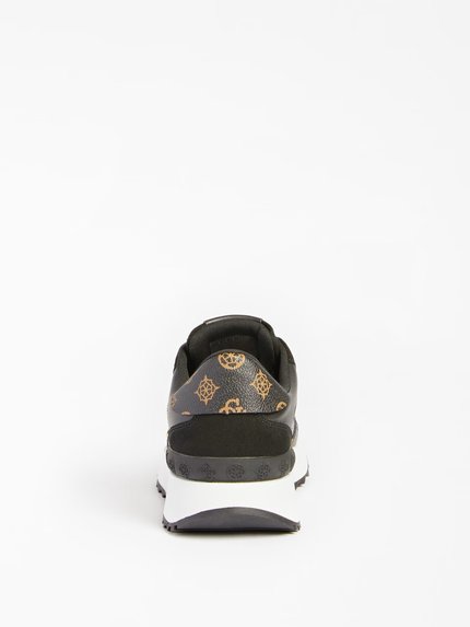 Módní Vinnna tenisky, Černá barva, 2023