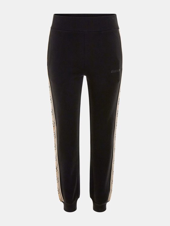 Luxusní Britney tepláky, Černá barva, XS