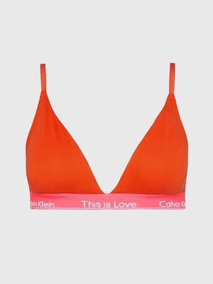Calvin Klein Underwear – Pride podprsenka, Červená, Korálová červená barva