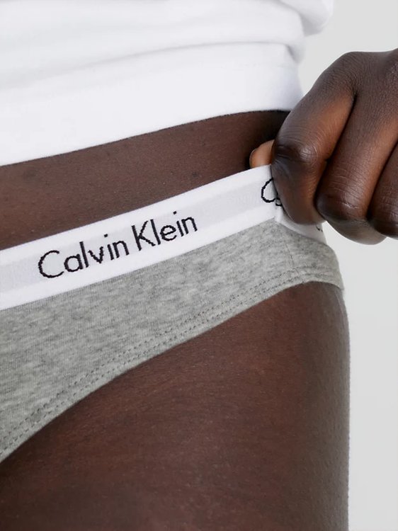 Calvin Klein Underwear, Černá, Modrá, Šedá barva Carousel tanga 5ks