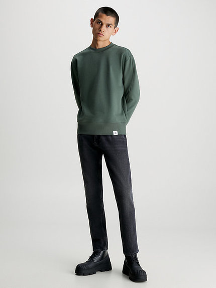 Módní Authentic Straight jeany, Černá barva, 2023