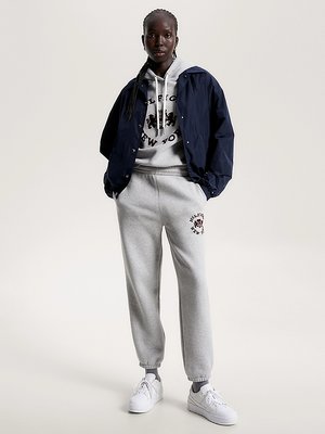 Varsity Flock tepláky – Tommy Hilfiger, Šedá barva Ženy