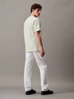 Embroidery Patch triko – Calvin Klein Jeans, Bílá, Krémová barva Muži