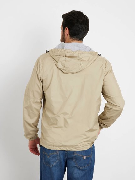 Módní Hoodie větrovka, Béžová barva, 2024