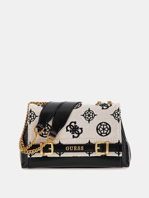GUESS – Sestri Logo crossbody, Černá barva