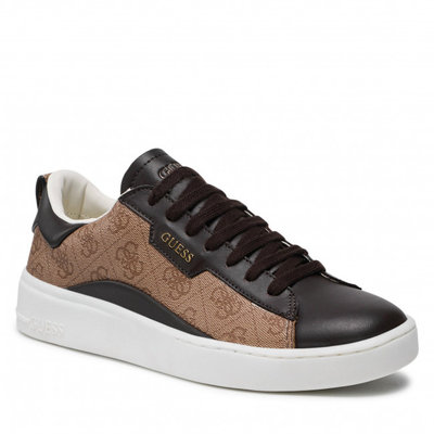 Guess – Verona tenisky, Černá, Hnědá barva