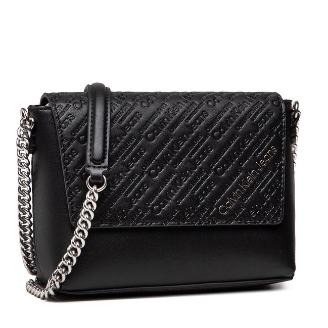 Scuplted kabelka – Calvin Klein Jeans, Černá barva Ženy