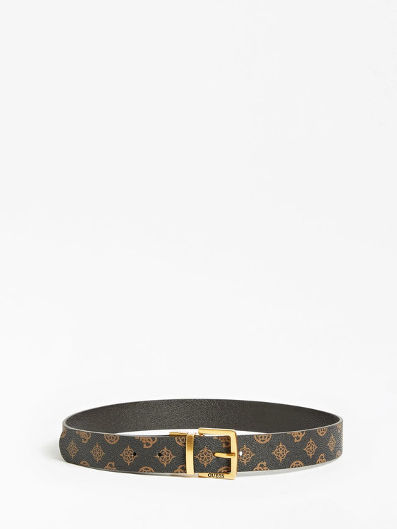 Reversible pásek – Guess, Hnědá barva Ženy