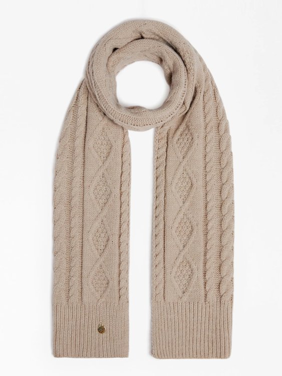 Guess – Knit šála, Béžová barva