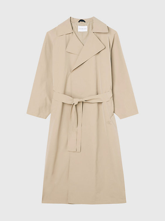 Trench kabát Béžová barva Ženy